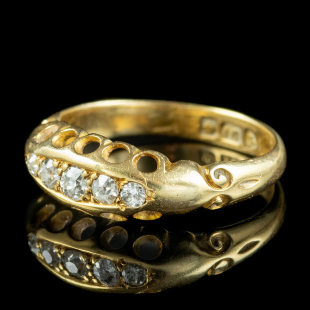 Antique Victorian Diamond Five Stone Ring