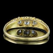 Antique Victorian Diamond Trilogy Ring Dated 1863