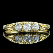 Antique Victorian Diamond Trilogy Ring Dated 1863