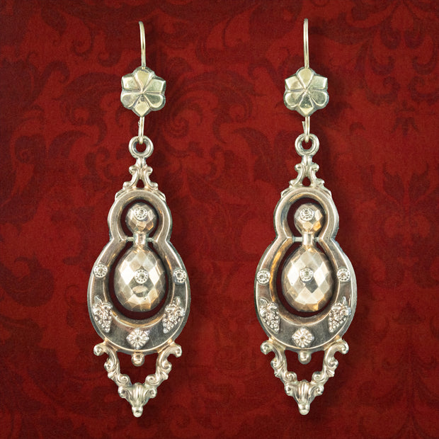Antique Victorian Drop Earrings 15ct GoldAntique Victorian Drop Earrings 15ct Gold