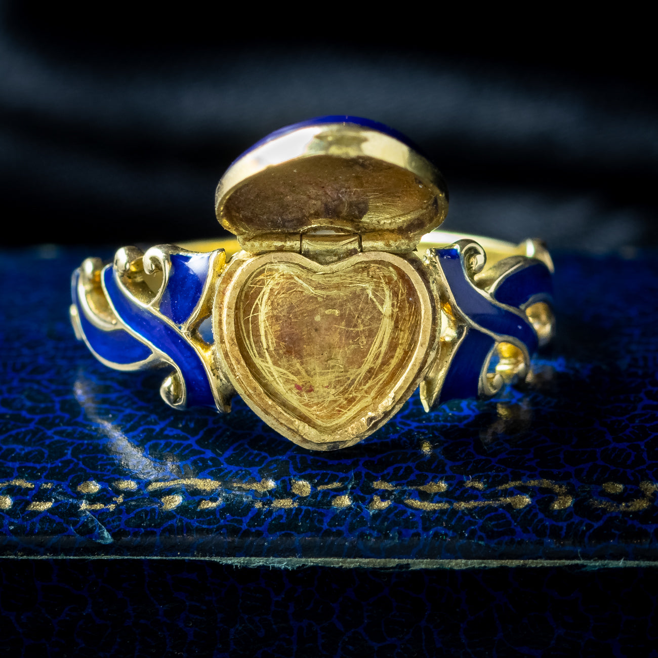 Victorian Pearl Heart Locket Ring | Laurelle – Laurelle Antique Jewellery