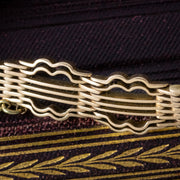 Antique Victorian Gate Bracelet 9ct Gold With Heart Padlock