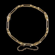 Antique Victorian Gate Bracelet 9ct Gold