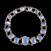 Antique Victorian Moonstone Bracelet 9ct Gold