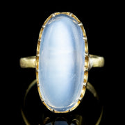 Antique Victorian Moonstone Ring 6ct Moonstone