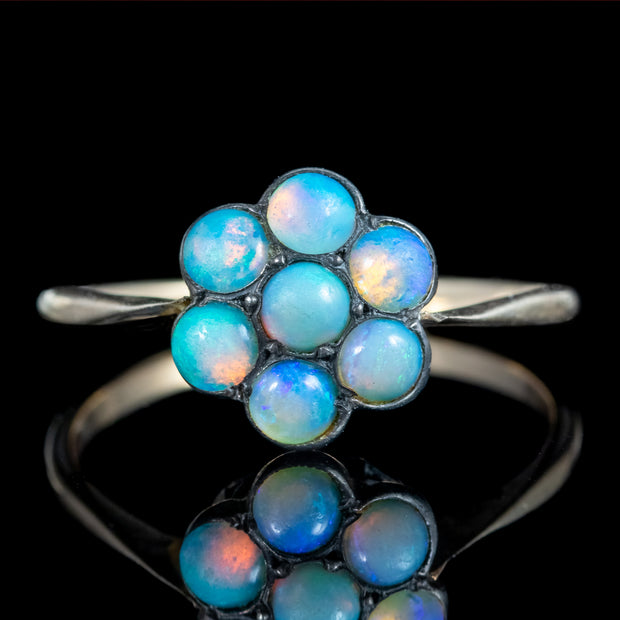 Antique-Victorian-Opal-Cluster-Ring-