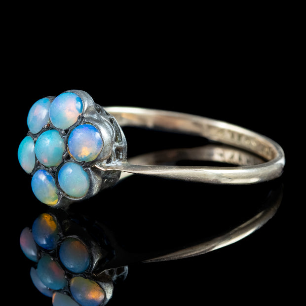 Antique-Victorian-Opal-Cluster-Ring-