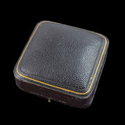 Antique Victorian Opal Diamond Brooch Pendant 15ct Gold With Box