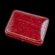 Antique Victorian Pearl Crescent Moon Brooch 18ct Gold With Box