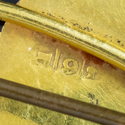 Antique Victorian Turquoise Pearl Kookaburra Brooch 9ct Gold 