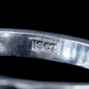 Art Deco Aquamarine Diamond Cocktail Ring 35ct Aqua