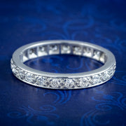 Art Deco Diamond Eternity Band Ring 1ct Total