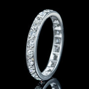 Art Deco Diamond Eternity Band Ring 1ct Total