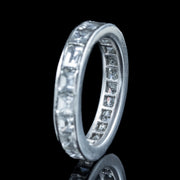 Art Deco Diamond Full Eternity Ring 1.9ct Total