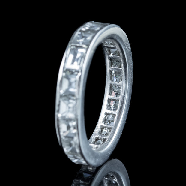 Art Deco Diamond Full Eternity Ring 1.9ct Total