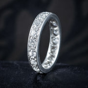 Art Deco Diamond Full Eternity Ring 1.8ct Total