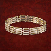 Art Deco Gate Bracelet 9ct Gold 