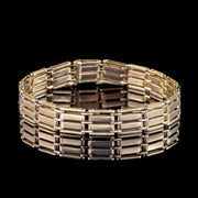 Art Deco Gate Bracelet 9ct Gold 