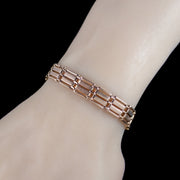 Art Deco Gate Bracelet 9ct Gold 