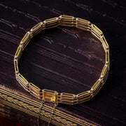 Art Deco Gate Bracelet 9ct Gold 