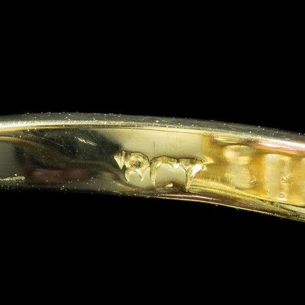 Art Deco Sapphire Diamond Cluster Ring 1.2ct Pink Sapphire