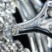 Art Deco Style Diamond Chandelier Tassel Earrings 18ct Gold 6.5ct Total