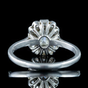 Art Deco Style Diamond Cluster Ring 1.1ct Diamond