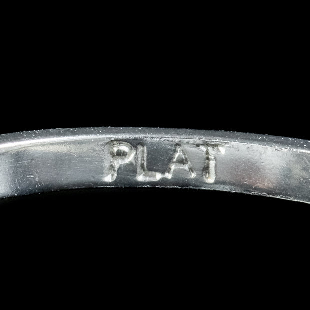 Art Deco Style Diamond Cluster Ring 1.1ct Diamond