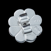 Art Deco Style Diamond Cluster Stud Earrings 18ct Gold 2.25ct Total