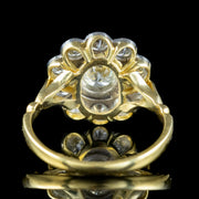 Art Deco Style Diamond Daisy Cluster Ring 1.7ct Diamond