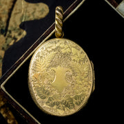 Antique Victorian Anchor Locket 15ct Gold