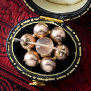 Antique Georgian Garnet Spinel Brooch 18ct Gold With Locket