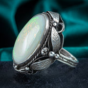 Vintage Opal Cocktail Ring 20ct Opal