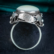 Vintage Opal Cocktail Ring 20ct Opal