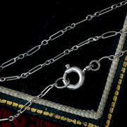 Antique Victorian Jade Diamond Pendant Necklace Platinum Chain