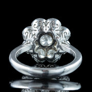 Edwardian Style Diamond Daisy Cluster Ring 2.03ct Total