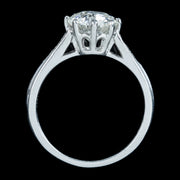 Edwardian Style Diamond Solitaire Ring 1.78ct Diamond With Cert