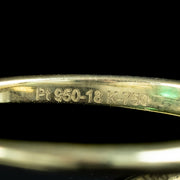 Edwardian Style Emerald Diamond Cluster Ring 2.13ct Emerald