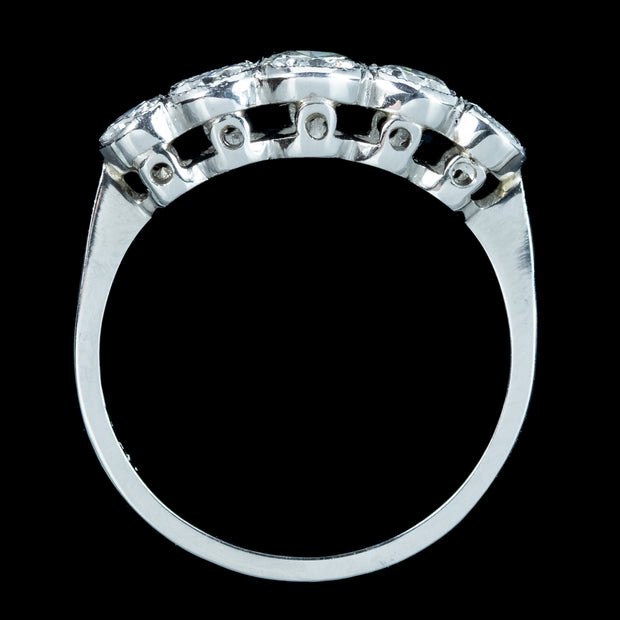 Edwardian Style Five Stone Diamond Ring 1.2ct Total
