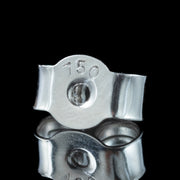 Edwardian Style Pearl Diamond Drop Earrings 18ct Gold 1.3ct Total