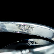 Edwardian Style Pink Sapphire Diamond Cluster Ring 2.2ct Sapphire