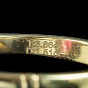 Edwardian Style Pink Tourmaline Diamond Cluster Ring 3.86ct Tourmaline