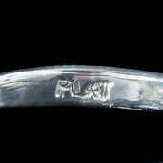 Edwardian Style Sapphire Diamond Daisy Cluster Ring 1.5ct Sapphire