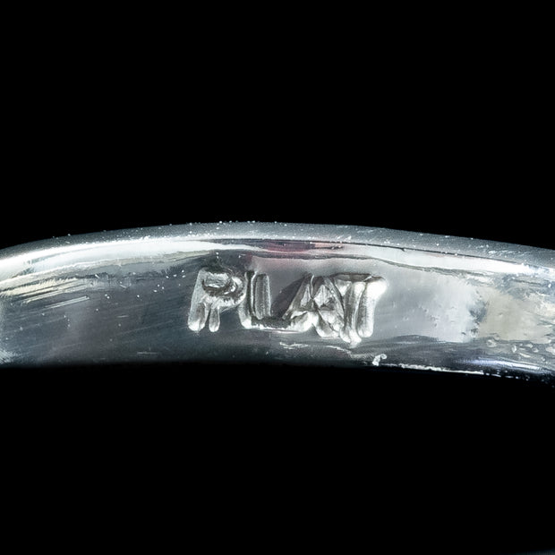 Edwardian Style Sapphire Diamond Daisy Cluster Ring 1.5ct Sapphire