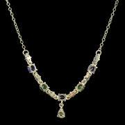 Edwardian Style Suffragette Lavaliere Necklace 9ct Gold