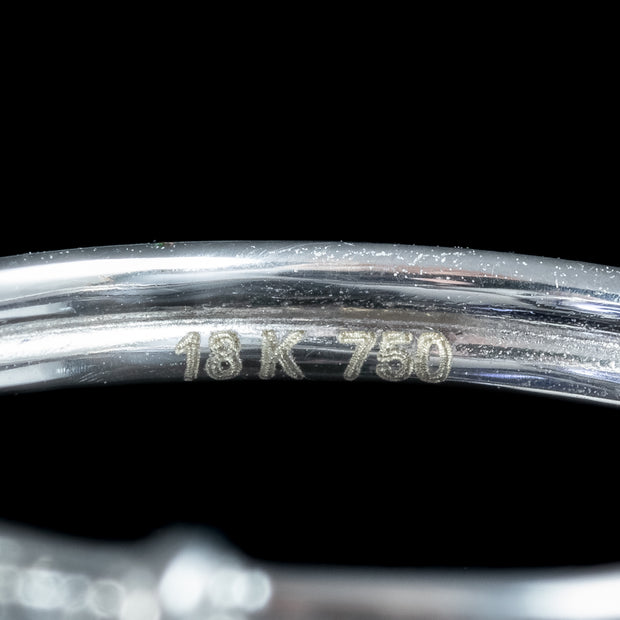 Edwardian Style Tanzanite Diamond Cluster Ring 5.94ct Tanzanite