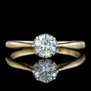 Antique Edwardian Diamond Solitaire Ring 0.70ct Diamond