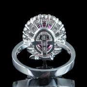 Interchangeable Multi-Gemstone Cluster Ring With Box