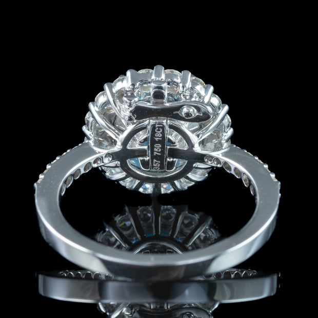 Interchangeable Multi-Gemstone Cluster Ring With Box