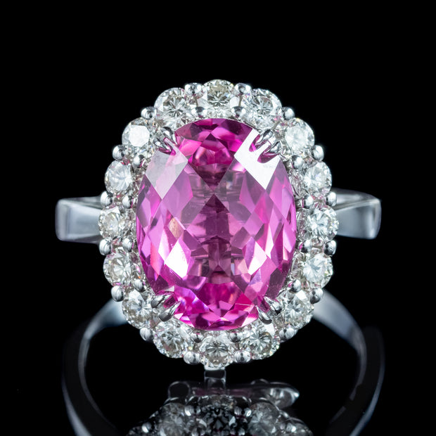 Interchangeable Multi-Gemstone Cluster Ring With Box